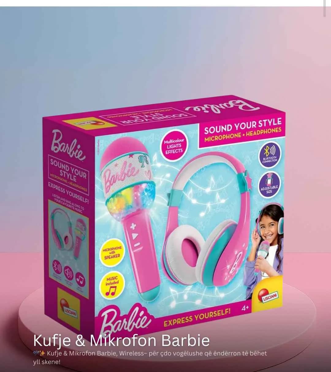 Kufje & Mikrofon Barbie